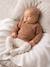 Brassière bébé naissance tricot point mousse coton et laine beige chiné+blanc+cappuccino+rose pâle+vert sauge - vertbaudet enfant 