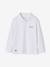 Long-sleeved polo shirts for boys slate blue+white - vertbaudet enfant 