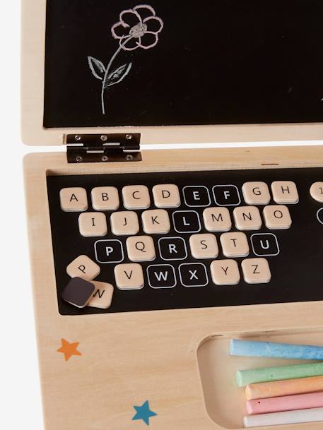 Wooden Laptop Black - vertbaudet enfant 