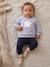 Sweat bébé ouverture dos bleu ciel - vertbaudet enfant 