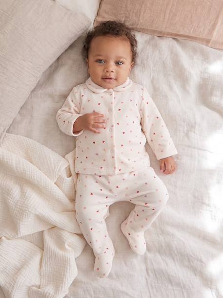 Pack of 2 pyjamas for baby rosy - vertbaudet enfant 