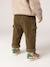 Corduroy trousers for baby boys khaki - vertbaudet enfant 