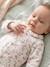 Pack of 2 baby sleepsuits with front opening cappuccino+pale pink+sage green - vertbaudet enfant 