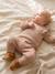 Knitted playsuit for baby girls marl beige - vertbaudet enfant 