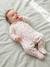 Pack of 2 baby sleepsuits with front opening cappuccino+pale pink+sage green - vertbaudet enfant 