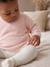 Wrap-Over Cardigan in Wool & Cotton for Babies cappuccino+marl beige+pale pink+sage green+white - vertbaudet enfant 