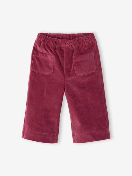 Blouse and trousers set for baby girls raspberry pink - vertbaudet enfant 