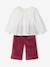 Ensemble blouse pantalon bébé fille framboise - vertbaudet enfant 