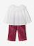 Blouse and trousers set for baby girls raspberry pink - vertbaudet enfant 