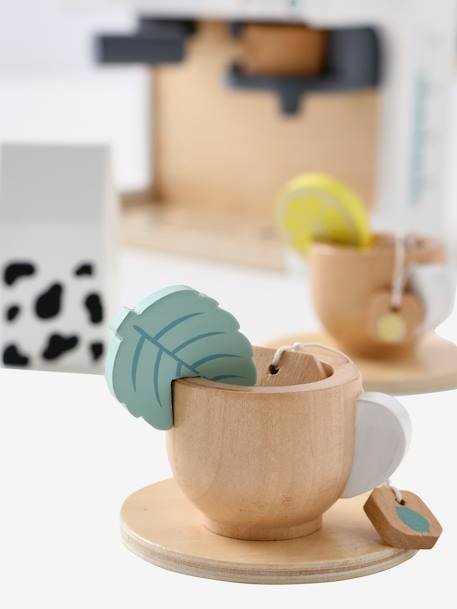 Coffee & Tea Machine in Wood - Wood FSC® Certified NO COLOR - vertbaudet enfant 