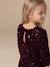 Robe fille manches longues prune - vertbaudet enfant 