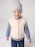 Sleeveless knitted cardigan with front button for girls lilac+vanilla - vertbaudet enfant 