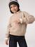 High-neck jumper for girls camel+old rose - vertbaudet enfant 