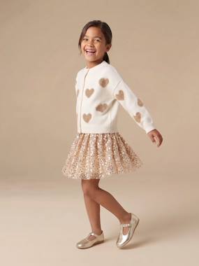 Jupe fille à sequins - vertbaudet enfant