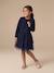 Dress and cardigan set for girls navy blue - vertbaudet enfant 