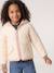 Lightweight puffer jacket for girls dusky pink+vanilla - vertbaudet enfant 