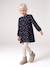 Robe manches longues fille écru+marine - vertbaudet enfant 