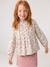 Printed blouse for girls anthracite+vanilla - vertbaudet enfant 
