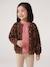 Knitted Cardigan with Animal Pattern, for Girls brown+chocolate+ecru+green - vertbaudet enfant 