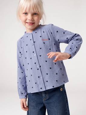 Cotton Gauze Shirt for Girls - vertbaudet enfant
