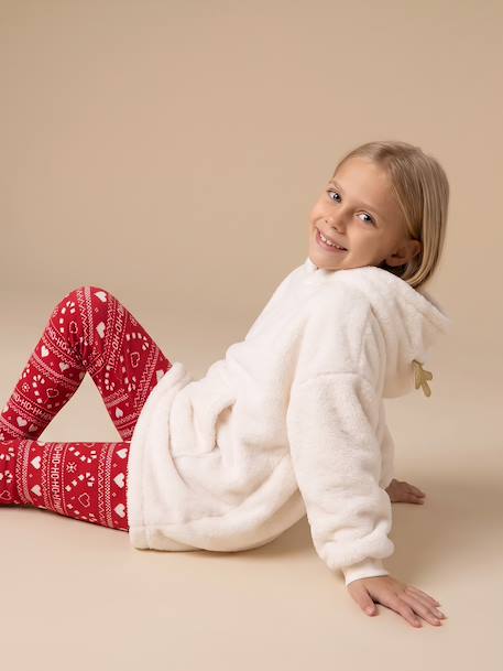 3-piece nightwear set for girls ecru - vertbaudet enfant 