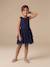 Dress and cardigan set for girls navy blue - vertbaudet enfant 
