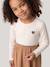 2-in-1 long-sleeved dress for girls camel - vertbaudet enfant 