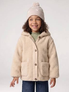 Manteau fille à capuche - vertbaudet enfant