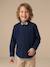 Long-sleeved shirt for boys navy blue - vertbaudet enfant 