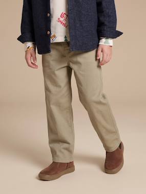 Easy-to-put-on fluid trousers for boys - vertbaudet enfant