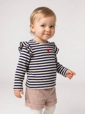 Long-sleeved T-shirt for baby girls - vertbaudet enfant
