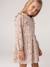Short long-sleeved dress for girls ivory+vanilla - vertbaudet enfant 
