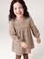 Robe manches longues fille écru+marine - vertbaudet enfant 