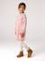 Jacquard knit dress with long sleeves for girls camel+rosy+sage green - vertbaudet enfant 