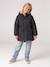 Parka fille à capuche romantique anthracite+marine+vert - vertbaudet enfant 