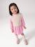 Robe-chemise fille effet 2 en 1 écru+gris chiné+marine - vertbaudet enfant 