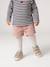 Short en velours côtelé bébé fille noisette+rose poudré - vertbaudet enfant 