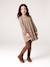 Robe manches longues fille écru+marine - vertbaudet enfant 