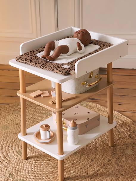 Matelas à langer poupon marron - vertbaudet enfant 