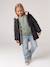 Parka fille à capuche romantique anthracite+marine+vert - vertbaudet enfant 