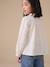 Cotton Gauze Shirt for Girls chambray blue+ecru+gold+mauve+printed white - vertbaudet enfant 