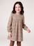 Robe manches longues fille écru+marine - vertbaudet enfant 