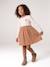 2-in-1 long-sleeved dress for girls camel - vertbaudet enfant 