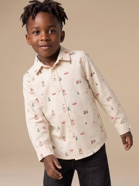 Chemise enfant garçon écru - vertbaudet enfant 