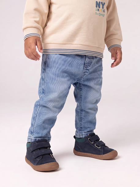Ensemble sweat et jean bébé garçon vanille - vertbaudet enfant 