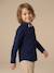 Long-sleeved shirt for boys navy blue - vertbaudet enfant 