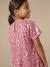 Robe fille en velours et sequins argenté+rose+rouge - vertbaudet enfant 