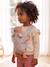 Porte-poupon en gaze de coton jaune+noir+rose+rose imprimé - vertbaudet enfant 