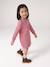 Basics Dress in Fleece for Girls ecru+mauve+sage green - vertbaudet enfant 
