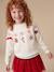 Christmas knitwear with long sleeves for girls ecru - vertbaudet enfant 